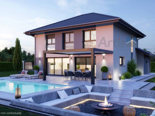 Maison neuve à Sergy (01630), 5 pièces