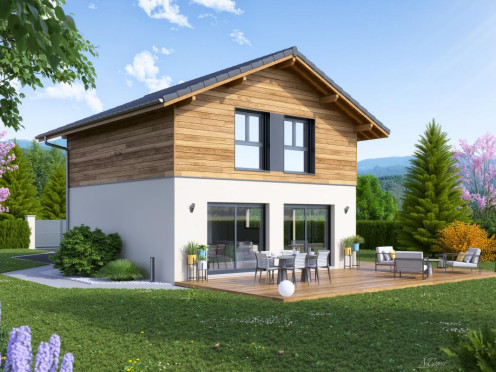 Maison neuve à Champanges (74500), 4 pièces