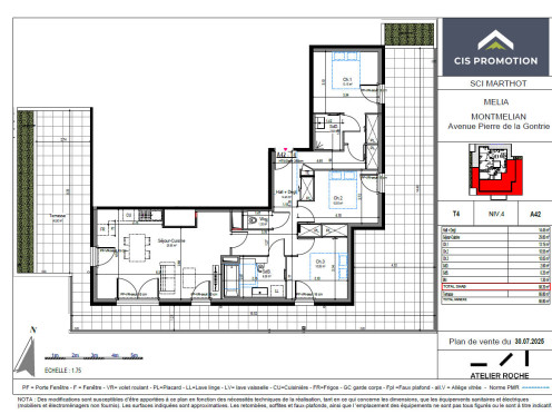 Appartement à Montmélian (73800), 4 pièces
