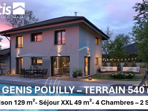 Maison neuve à Saint-Genis-Pouilly (01630), 5 pièces