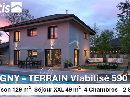 Maison neuve à Ségny (01170), 5 pièces