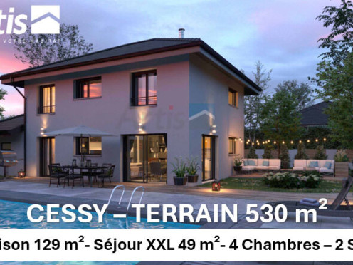 Maison neuve à Cessy (01170), 5 pièces