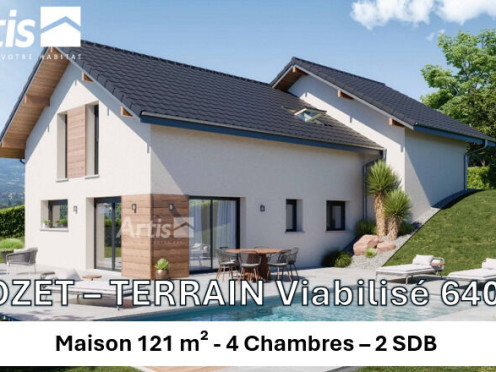 Maison neuve à Crozet (01170), 5 pièces