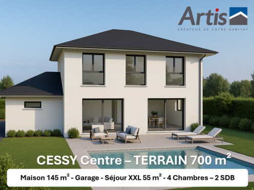 Maison neuve à Cessy (01170), 5 pièces