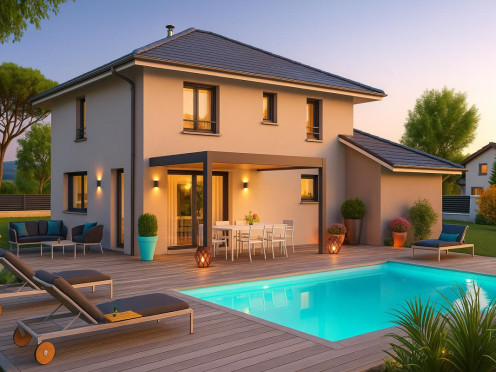 Maison neuve à  Villy-le-Pelloux (74350), 5 pièces