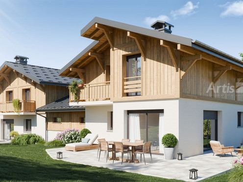 Maison neuve à  Arâches-la-Frasse (74300), 5 pièces