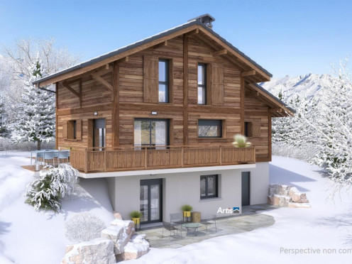 Maison neuve à  Combloux (74920), 6 pièces