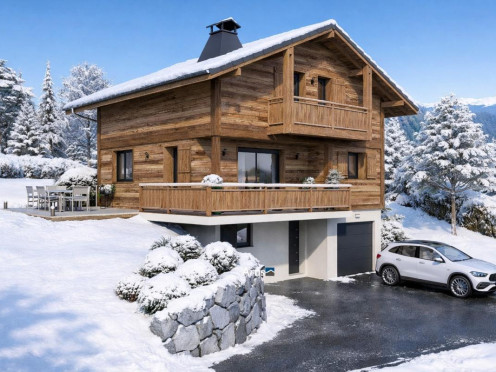 Maison neuve à  Morillon (74440), 4 pièces