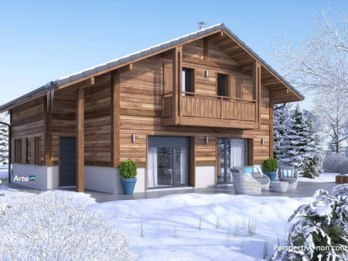 Maison neuve à  Arâches-la-Frasse (74300), 5 pièces