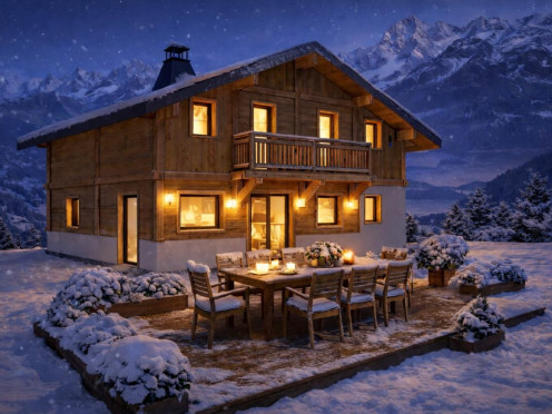 Maison neuve à  Saint-Gervais-les-Bains (74170), 6 pièces