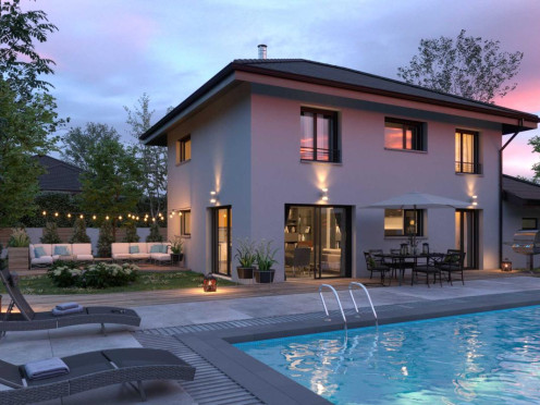 Maison neuve à  Gaillard (74240), 5 pièces