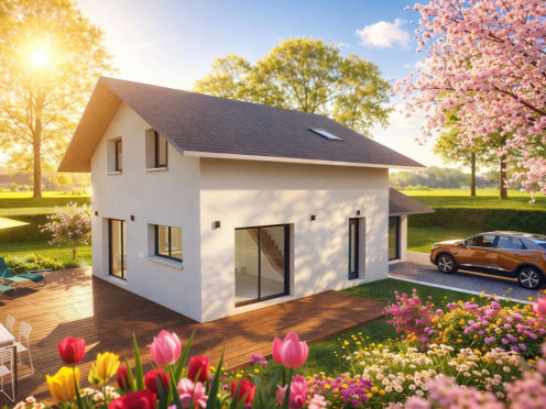 Maison neuve à  Larringes (74500), 5 pièces