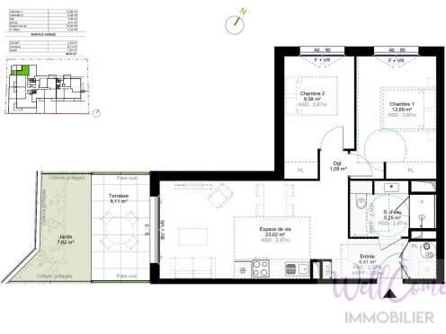 Appartement à  Challes-les-Eaux (73190), 3 pièces