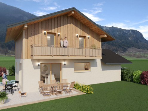 Maison neuve à  Samoëns (74340), 4 pièces