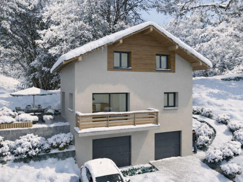 Maison neuve à  Faucigny (74130), 5 pièces