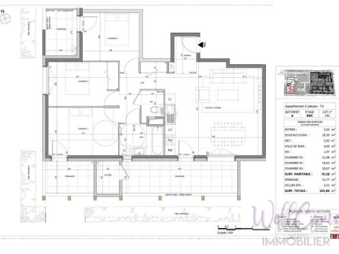 Appartement à  Annecy (74000), 4 pièces