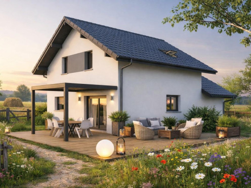 Maison neuve à  Larringes (74500), 4 pièces