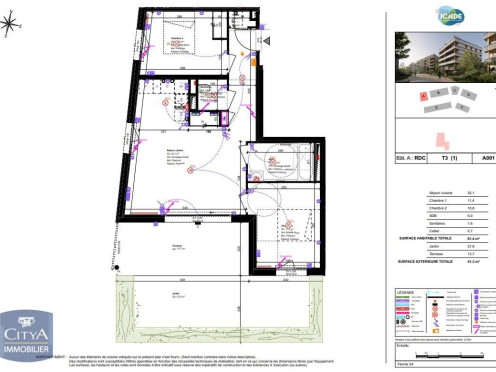 Appartement à  Cognin (73160), 3 pièces