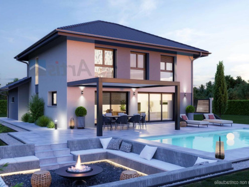 Maison neuve à  Saint-Jean-de-Gonville (01630), 5 pièces