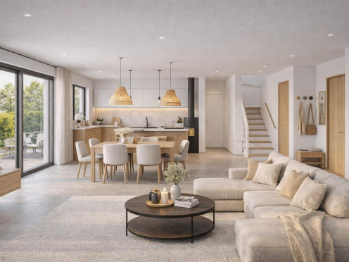 Maison neuve à  Morillon (74440), 4 pièces