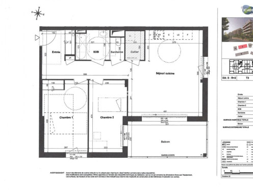 Appartement à  Cognin (73160), 3 pièces