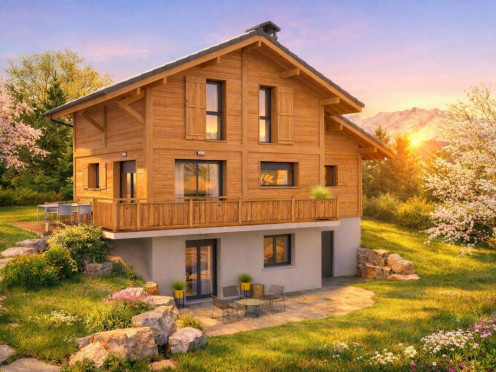 Maison neuve à  Combloux (74920), 6 pièces