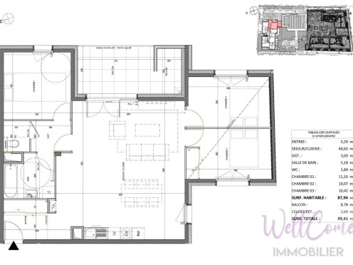 Appartement à  Annecy (74000), 4 pièces
