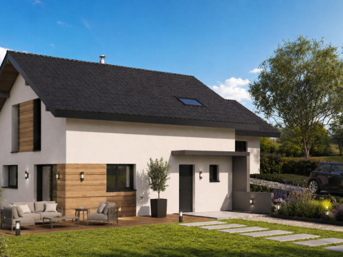 Maison neuve à Les Ollières (74370), 5 pièces