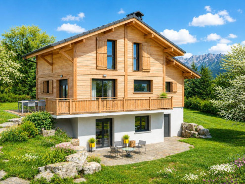 Maison neuve à  Combloux (74920), 6 pièces