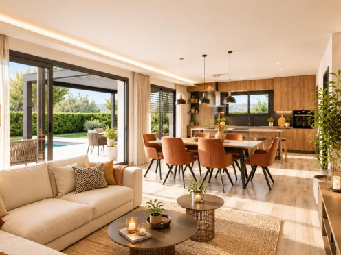 Maison neuve à  Champanges (74500), 5 pièces