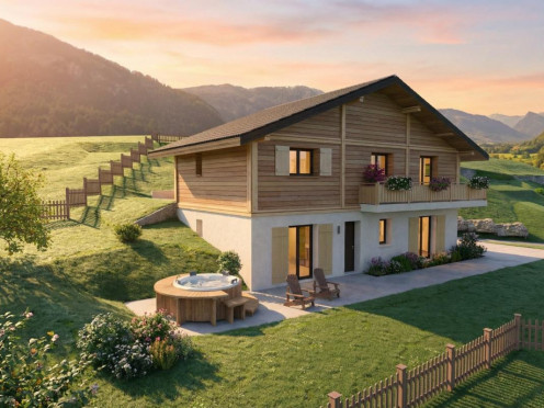 Maison neuve à  Saint-Gervais-les-Bains (74170), 5 pièces