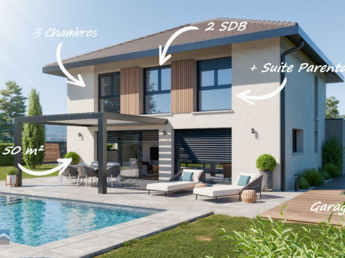 Maison neuve à  Cessy (01170), 5 pièces
