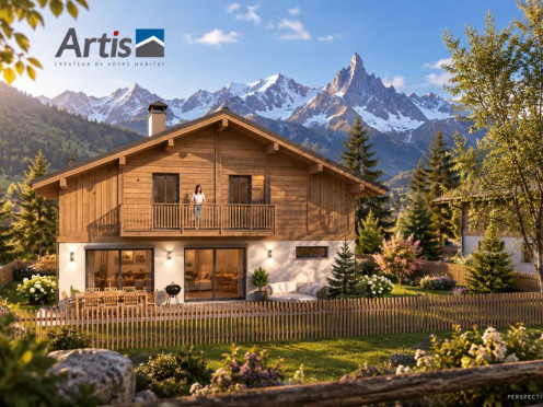 Maison neuve à  Chamonix-Mont-Blanc (74400), 4 pièces