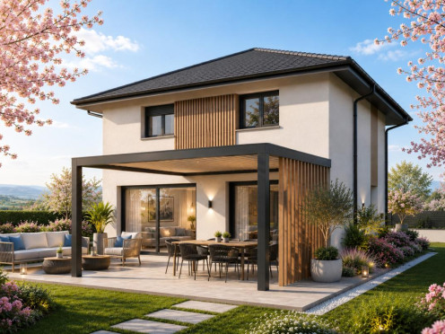 Maison neuve à  Chens-sur-Léman (74140), 4 pièces