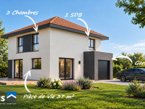 Maison neuve à  Crozet (01170), 4 pièces