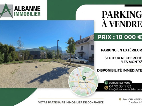 Parking à  Chambéry (73000),  pièces