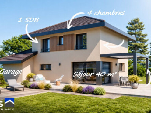 Maison neuve à  Cessy (01170), 5 pièces