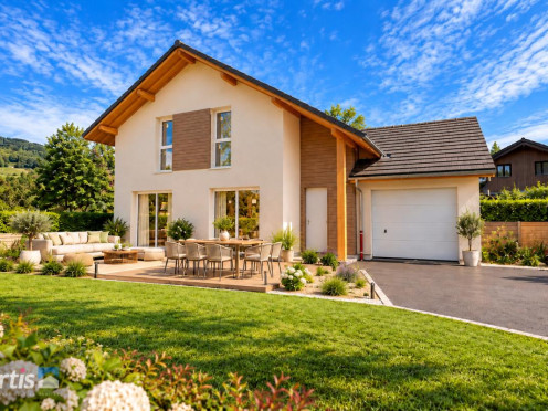 Maison neuve à  Villard (74420), 5 pièces