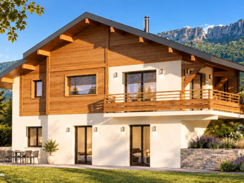 Maison neuve à  Dingy-Saint-Clair (74230), 5 pièces