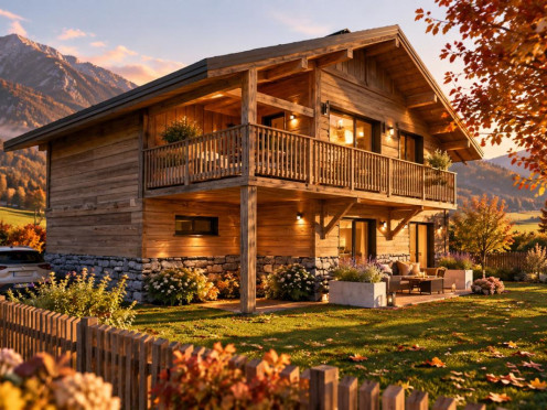 Maison neuve à  Chamonix-Mont-Blanc (74400), 4 pièces