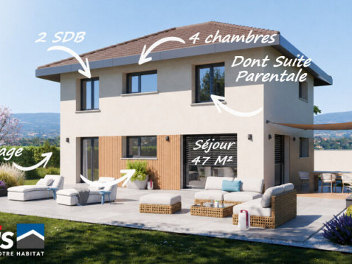 Maison neuve à  Versonnex (01210), 5 pièces