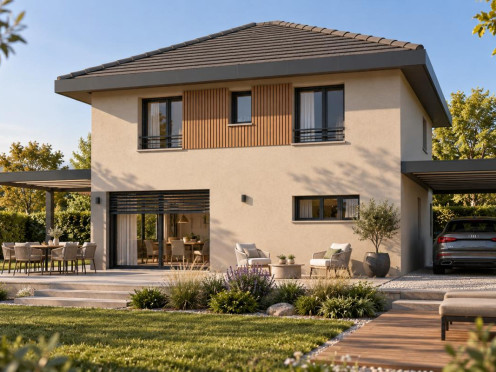 Maison neuve à  Metz-Tessy (74370), 5 pièces