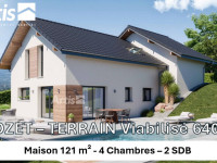 Maison neuve à  Crozet (01170), 5 pièces
