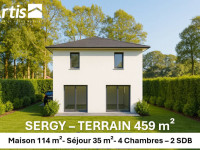 Maison neuve à  Sergy (01630), 5 pièces