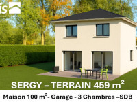 Maison neuve à  Sergy (01630), 5 pièces