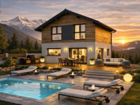 Maison neuve à  Morillon (74440), 4 pièces